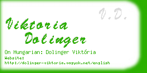 viktoria dolinger business card